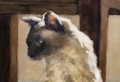 Siamese Cat painting